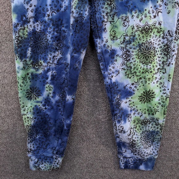 Blind Rooster Women's Jogger Sweatpants Multi Medium Tie Dye Drawstring - Picture 4 of 11